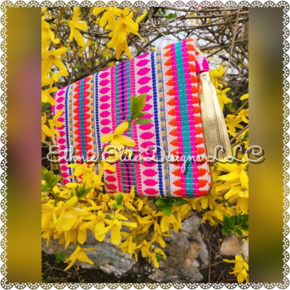 3️⃣2️⃣New boutique Handmade Banjara Jute Bag - Silver And Gold Leather Sling - Picture 11 of 11